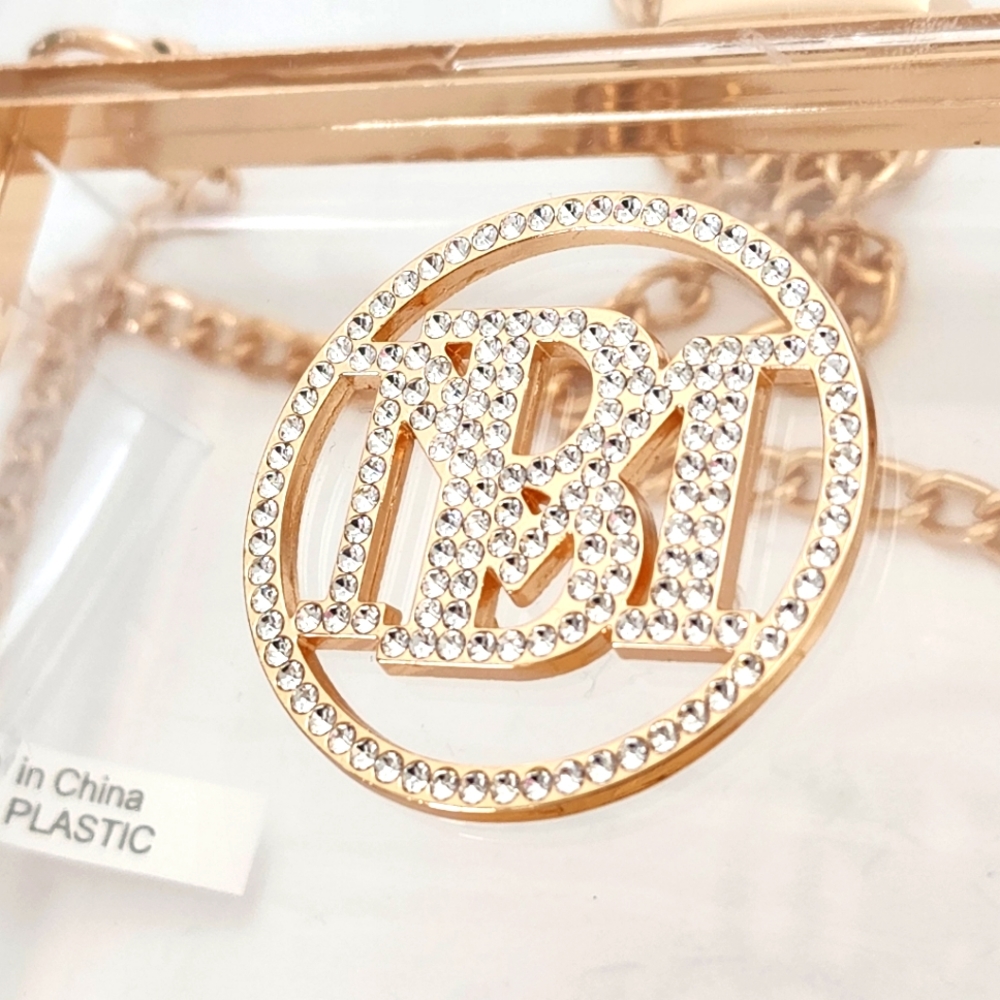 Badgley Mischka Brand Transparent Evening Clutch - Picture 2 of 8